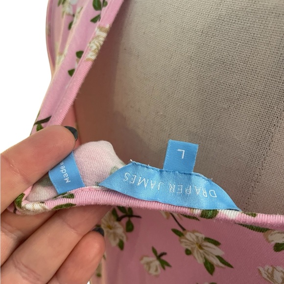 DRAPER JAMES Tammy T Shirt Dress Pink Magnolia - Picture 12 of 16